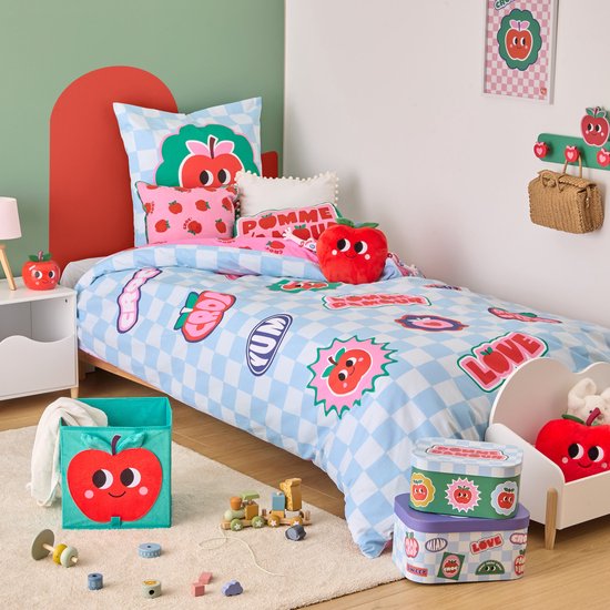 Atmosphera Kids Chachapop Bettwäsche-Set mit 1 Kissenbezug 140 x 200 cm / 65 x 65 cm