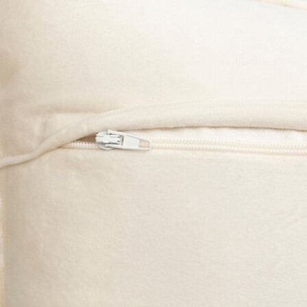 Bankkussen - Sierkussen - Decoratief Kussen - Lendekussen Woonkamer - Rechthoekig - Polyester - 30x50 cm - Ivory