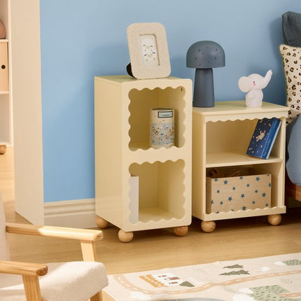 Atmosphera Kids Bouli Nachtkastje - Opbergmeubel - 31x30x64cm - Beige