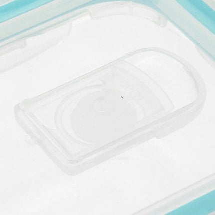 5Five Vershoudbakje met deksel - glas - luchtdicht - met clips - 14 x 10 x 5 cm - 0.73 L