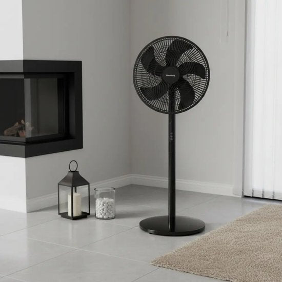Klausberg staande ventilator met afstandsbediening en timer – Ø 40 cm, zwart – foto 3
