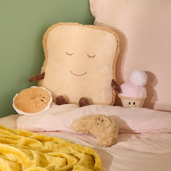 Atmosphera Kids Dekokissen Fraci Toast - 30 x 35 cm - Beige