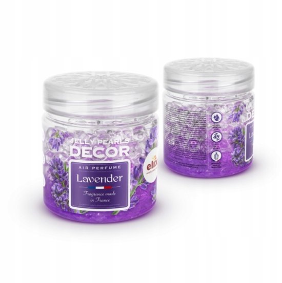 Elix luchtverfrisser gel parels lavendel – geurparels voor huis en auto, 150 ml – foto 2