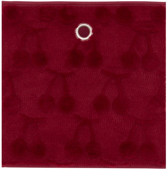 Atmosphera Kids Cerise Aufbewahrungsbox - 30 x 30 x 30 cm - Faltbar - Rot