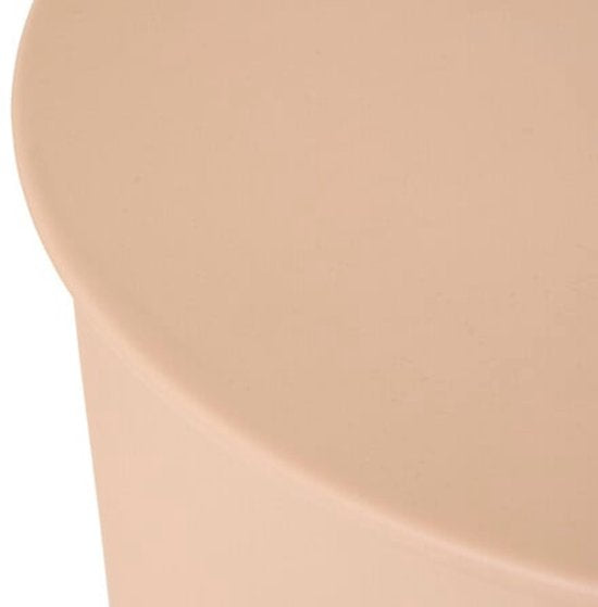 Atmosphera Totem Beistelltisch Palomba - Ø 31 cm Metall - Beige