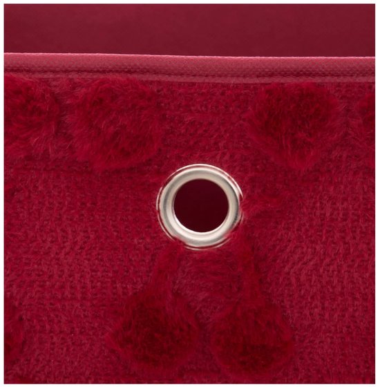 Atmosphera Kids Cerise Aufbewahrungsbox - 30 x 30 x 30 cm - Faltbar - Rot
