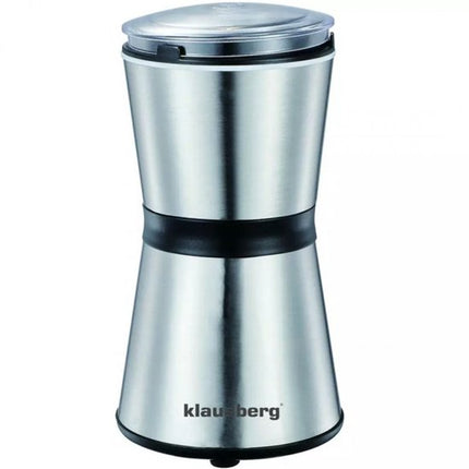 Klausberg KB7603 Elektrische Koffiemolen - RVS Koffiecontainer en Mes - 200W - Fijn of Grof Malen