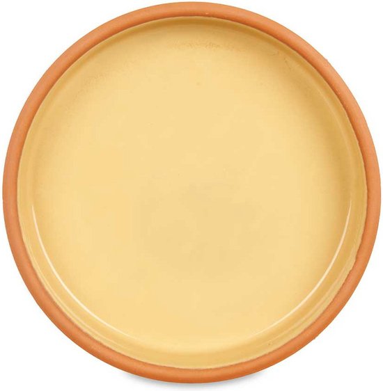 La Dehesa tapas serveerschaal terracotta, set van 2 – geel, Ø 23 cm – foto 4