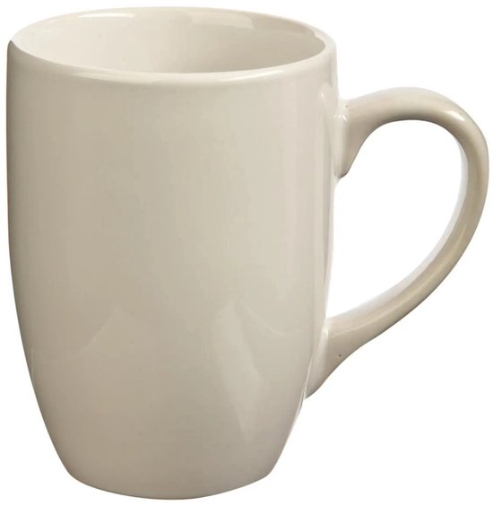 5Five koffiemokken Colorama – set van 6, wit keramiek, 380 ml – foto 3