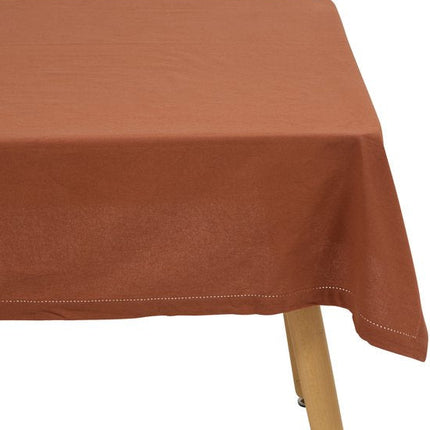 Atmosphera Tafelkleed - terracotta - katoen - 240 x 140 cm - rechthoek - tafellaken