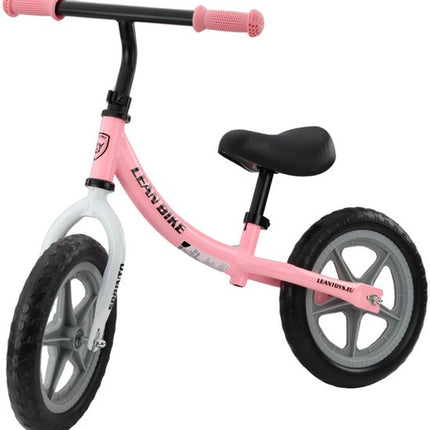 SPRINTO Balance Bike - Loopfiets - Kinder Loopfiets Met Luchtbanden - Verstelbaar Zadel & Stuur - Lichtgewicht Stalen Frame - Voor 2-5 Jaar - 12inch - Roze