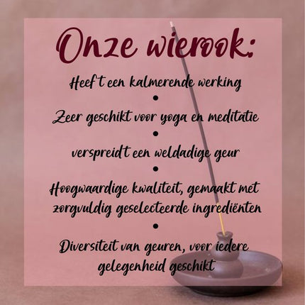 Atmosphera Wierook stokjes in Jasmijn geur - voordeelpak - 40x stokjes - 25cm - Ontspannend - Kalmerend