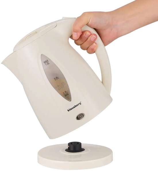 Klausberg KB-9002 - Wasserkocher - 1,2 Liter - beige - 1100 Watt