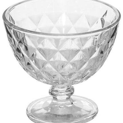 IJscoupe - Set van 6 - IJsjeshouder - Dessertkom - Glazen IJsbeker - Dessertkom Glas - Coupe voor IJs, Sorbet & Nagerechten - Vaatwasserbestendig - 300 ml - Transparant