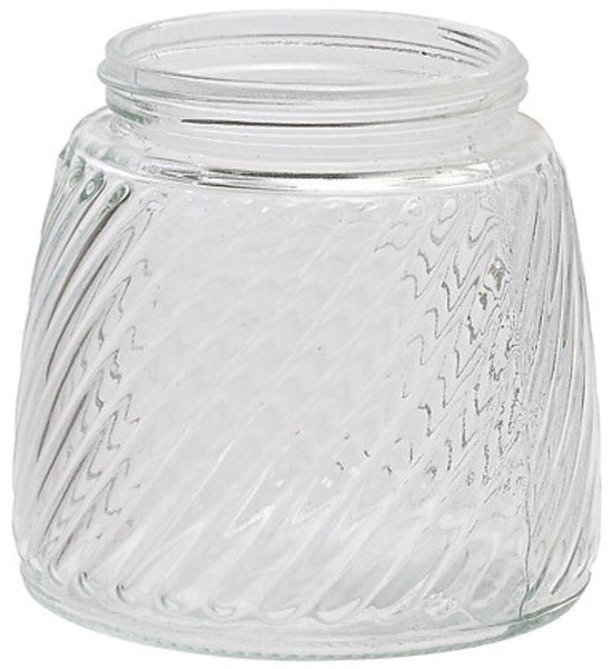 2-Delig Glazen Voorraadpotten - Voorraadpot - Voorraadbus - Met Bamboe Deksel - Keukenopslag - 0. 9 Liter - Ø12,2 x 12,5 - Transparant