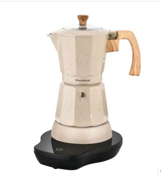 Klausberg Espresso Koffiemaker 300 ml – 500 W – KB-7999 Beige