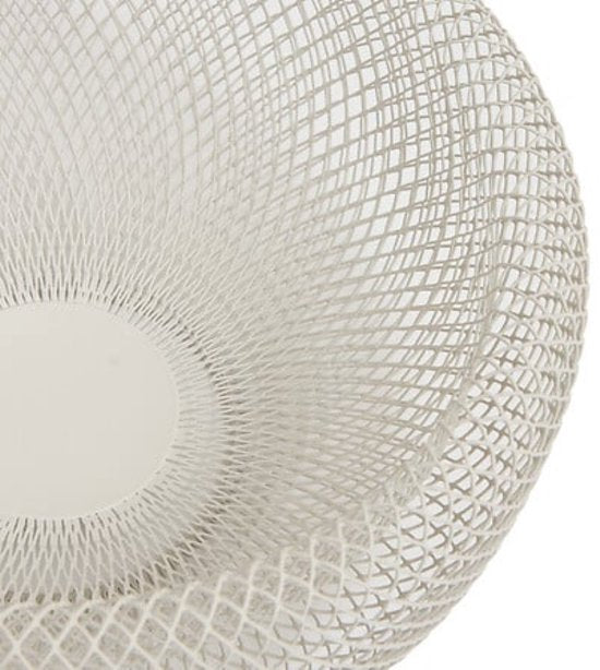 Metalen fruitmand beige – open draadmand, Ø 27,7 x 12,4 cm, 2,5 liter – foto 4