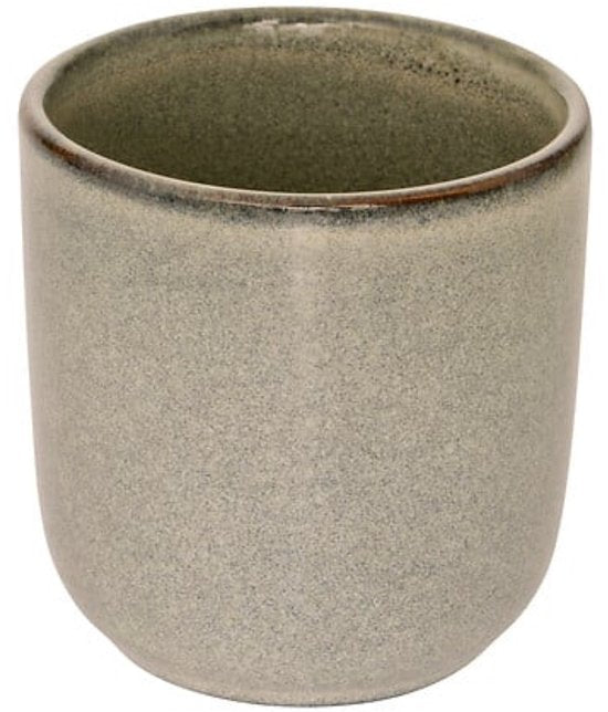 Espresso Cups - Espresso Glasses - Small Coffee Cups - Set of 6 - Ceramic Espresso Cups - Earthenware - Dishwasher & Microwave Safe - 100 ml - Green