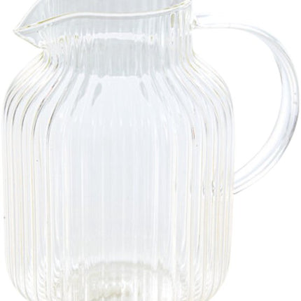 Secret de gourmet Theepot met infuser - glas - met deksel - transparant - 1,6 liter