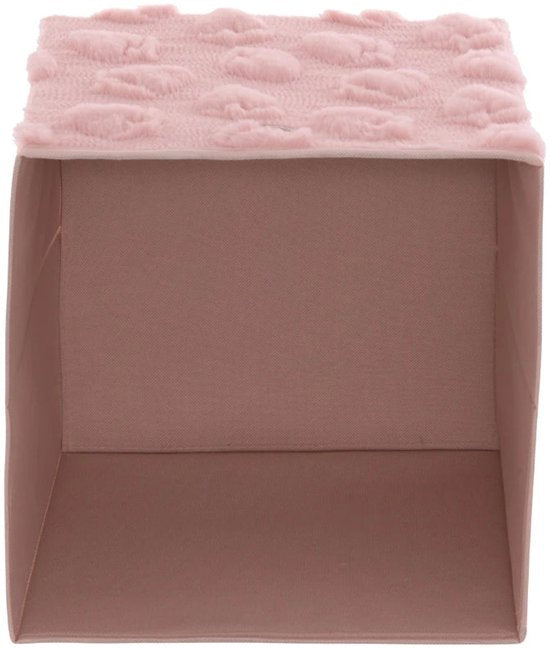 Atmosphera Kids Fraiz opbergmand roze – opvouwbaar, 30 x 30 x 30 cm – foto 5