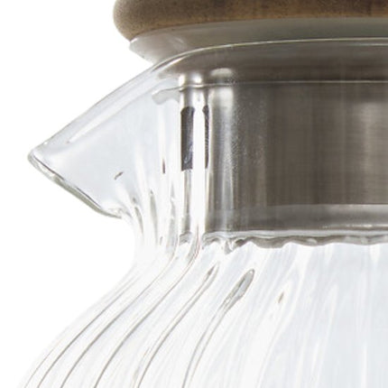 Secret de gourmet Theepot met infuser - glas - met deksel - transparant - 1,6 liter