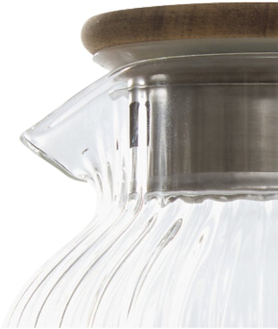 Secret de gourmet Teekanne mit Sieb - Glas - mit Deckel - transparent - 1,6 Liter