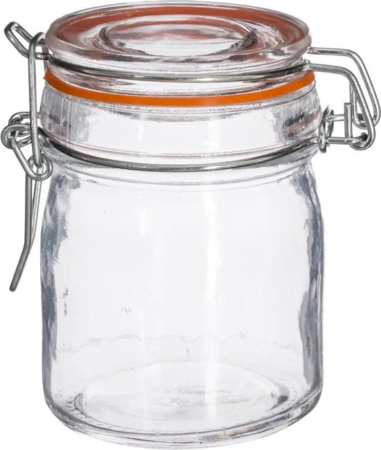 Secret de Gourmet Einmachglas / Vorratsglas - 8x Stück - 150 ml - Glas mit Bügelverschluss - Weckglas