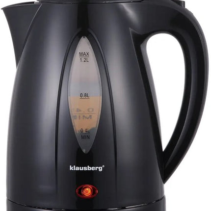 Klausberg KB-9001 - Waterkoker - 1.2 liter - Zwart - 1100 watt