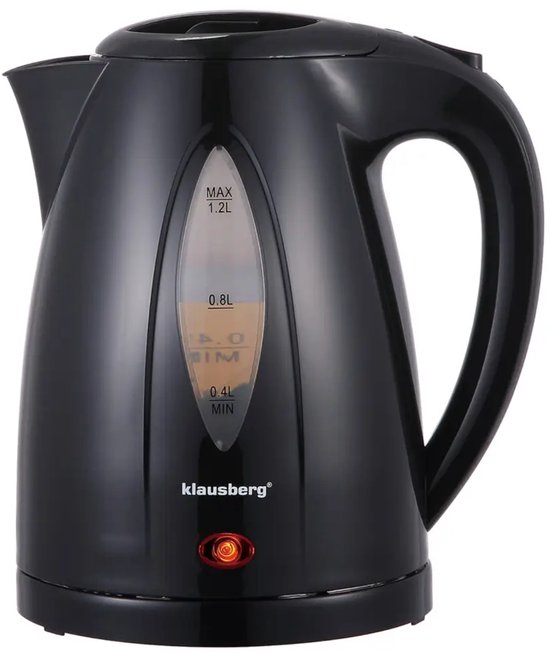 Klausberg KB-9001 - Waterkoker - 1.2 liter - Zwart - 1100 watt