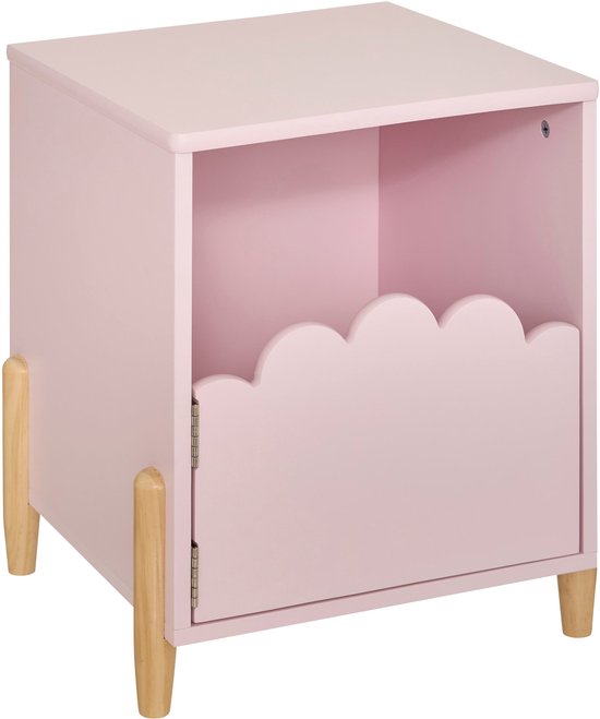 Atmosphera Nachtkastje met deur - 36x33x40cm - Roze