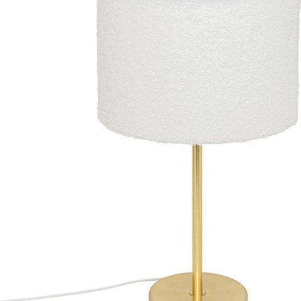 Atmosphera Tina Tafellamp - 28x28x49cm - Wit/Goud
