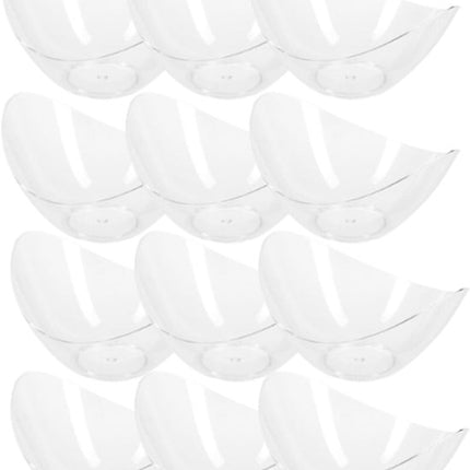 Verrines Serveerschaal Set - 12 Stuks - Amuse Schaaltjes - Mini Dessertglaasjes - Voor Hapjes en Desserts - 70ml - Kunststof - 7.1 x 3.5 x 5.8 cm - Transparant