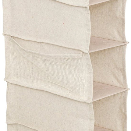 Kledingkast hang organizer 10-vaks Five® - Dressy+ - Beige