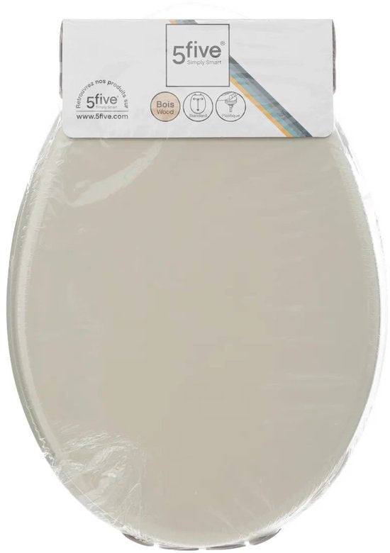 5Five Colors toiletbril beige – MDF/HDF, universele pasvorm – foto 6