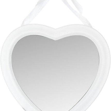 Hartvormige Spiegel - Wandspiegel met Alexia Lint - Decoratieve Hart Spiegel - Moderne Spiegel voor Slaapkamer & Hal - 40 cm - Wit
