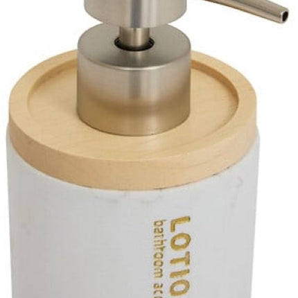 Léa Badkameraccessoiresset - Badkamerset Moderne Badkameraccessoires - Toiletborstel - Zeepdispenser - Tandenborstelhouder - Wit