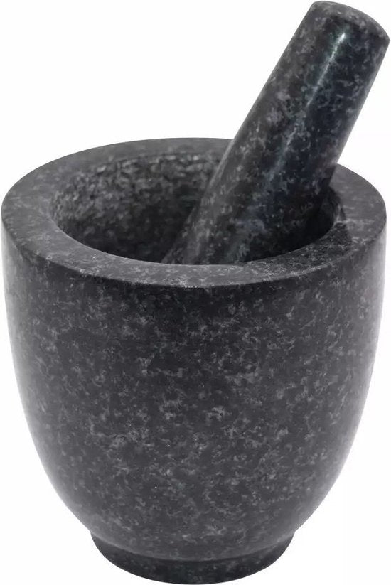 Mortar and Pestle – Herb Crusher – Mortar – Marble Ø12x12cm