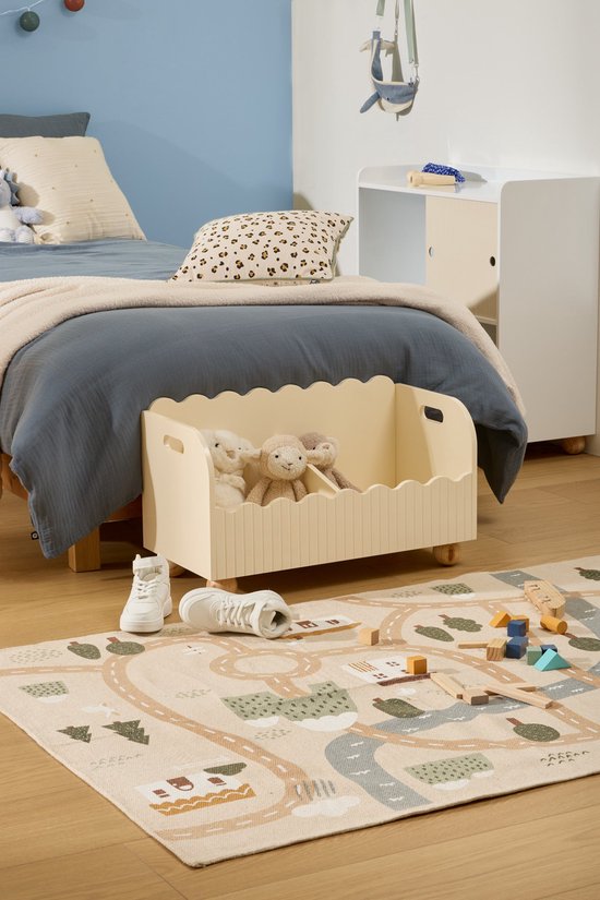 Atmosphera Kids Bouli Opbergkist - 60x36x30cm - Beige