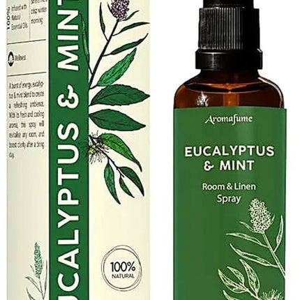 Aromafume - Eucalyptus Munt - Spray - Kamerspray - Textielspray - 100ml