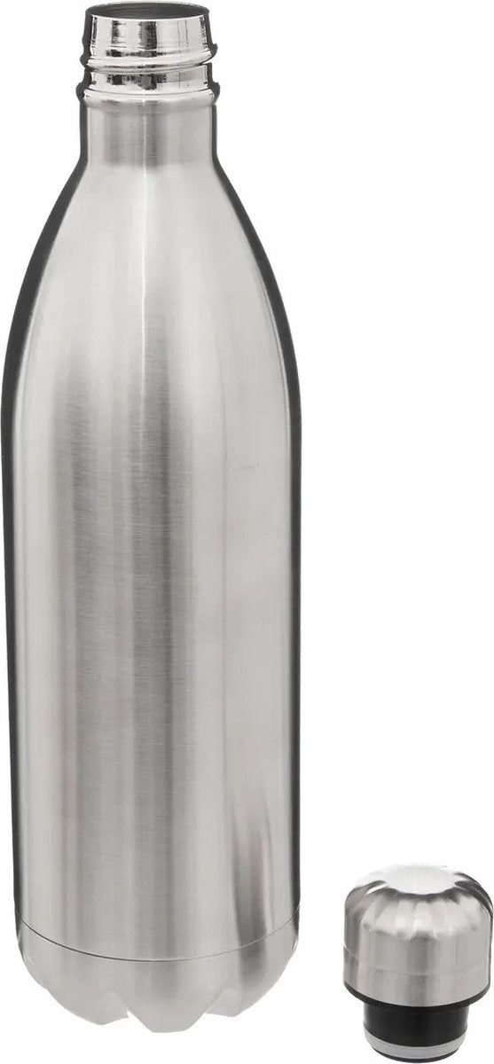 RVS thermosfles 1 liter – dubbelwandige drinkfles voor warm en koud