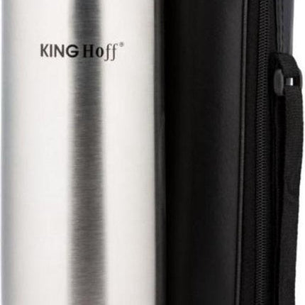 Kinghoff 4053 - RVS Thermosfles 750ml - Dubbelwandige Isolatie - Met Schenkfunctie en Beschermhoes