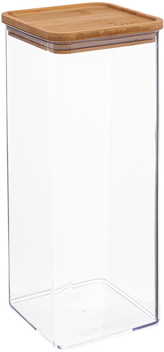 5Five - Vorratsdose für die Küche - Berlino - Kunststoff / Bambus - 1000 ml