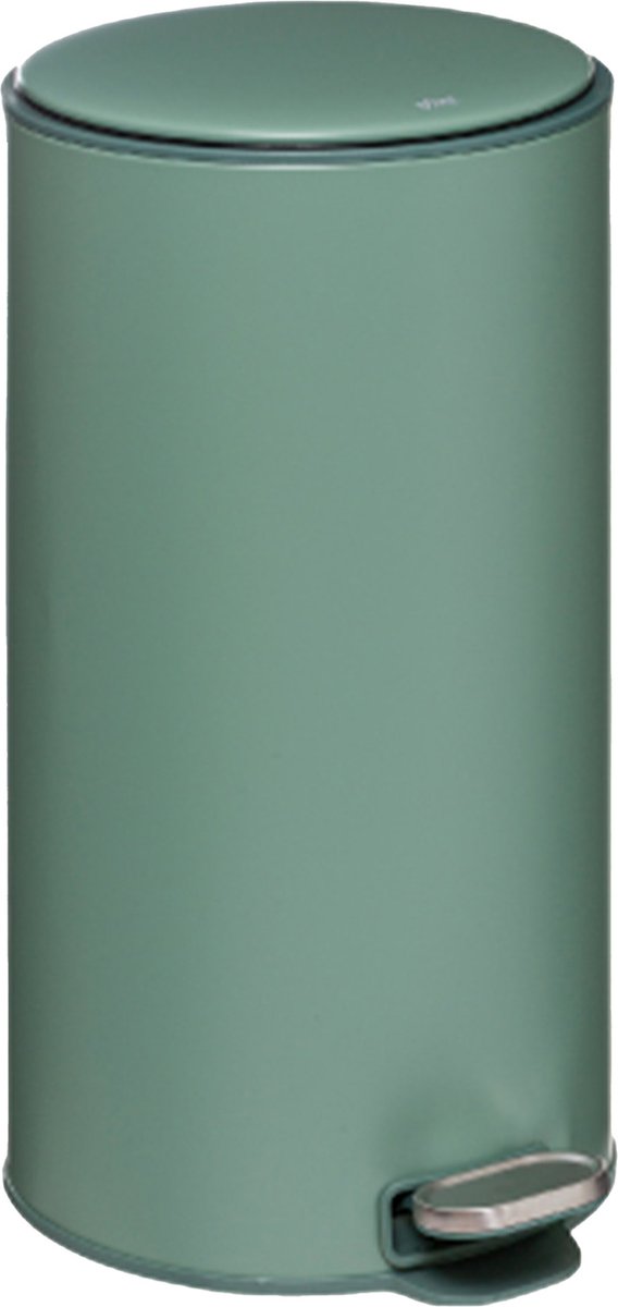 5Five Pedal bin - waste bin 30l metal delta green