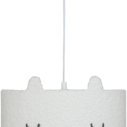 Atmosphera Kids kinderlamp/Hanglamp Teddy - Ø28cm - Wit