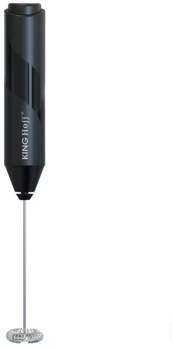 Kinghoff KH1811 melkopschuimer op batterijen – draadloos, met RVS-garde