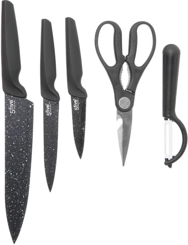 5 Five - Simply Smart - Snijplank Met Toebehoren - Grijs