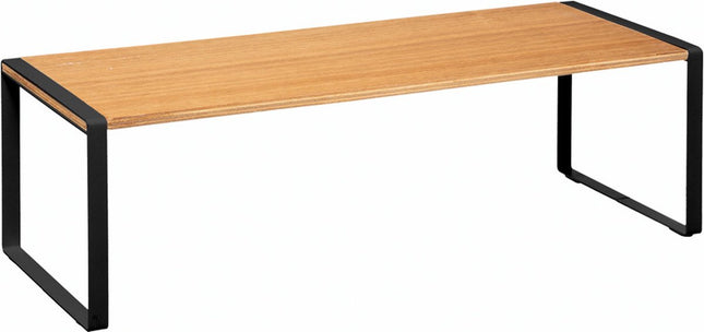 Keukenrek/opbergrek/aanrecht organizer  - zwart/bruin - 51 x 18 x 15 cm