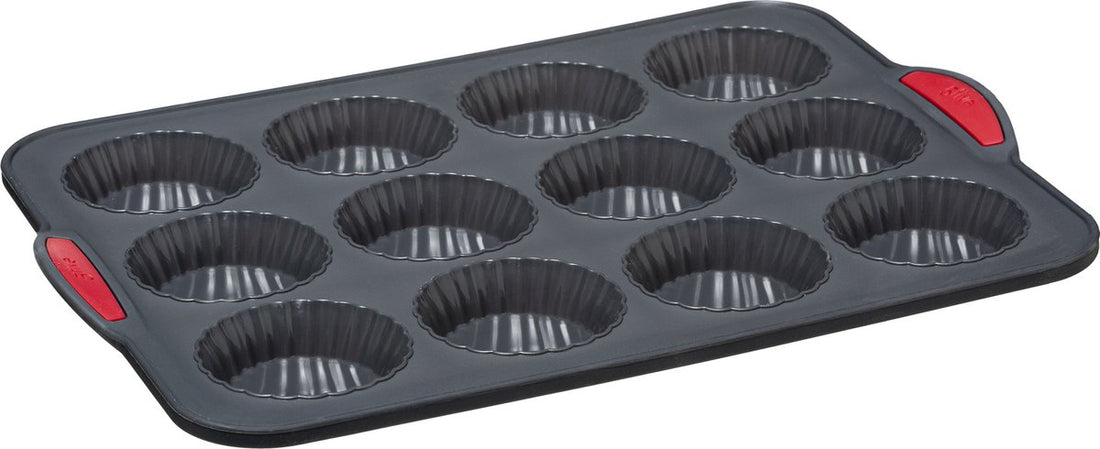 Moule à muffins et cupcakes - 33 x 23 cm - pour 12 pièces - Silicone