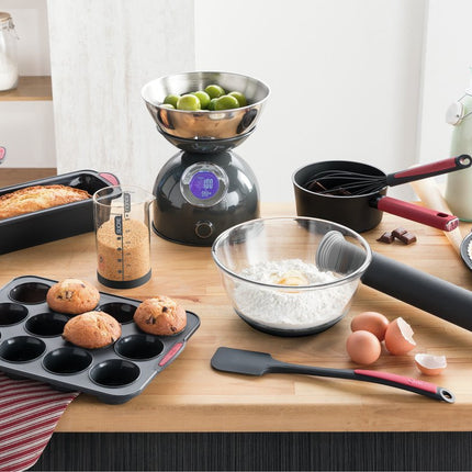 Muffins en cupcakes bakken - 33 x 23 cm - voor 12x stuks - Siliconen