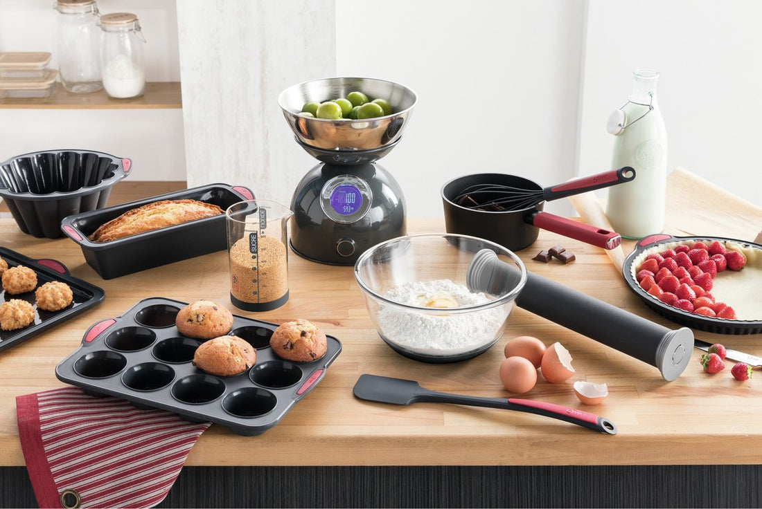Moule à muffins et cupcakes - 33 x 23 cm - pour 12 pièces - Silicone